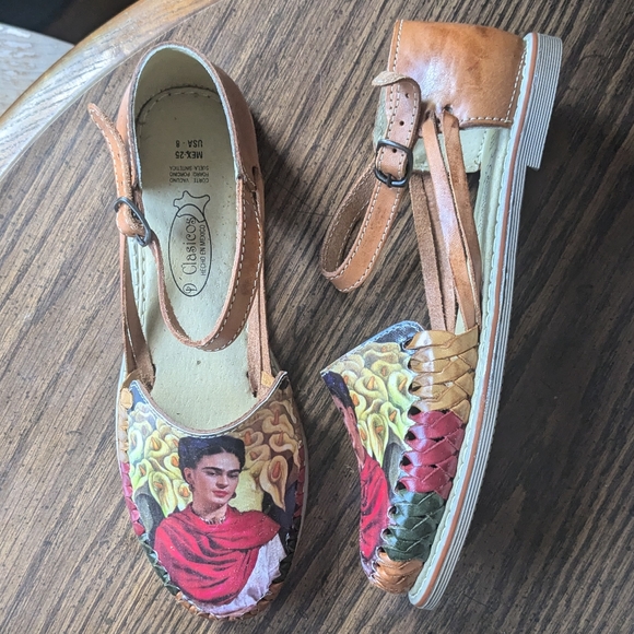 Frida Kahlo Sandals - Picture 1 of 2